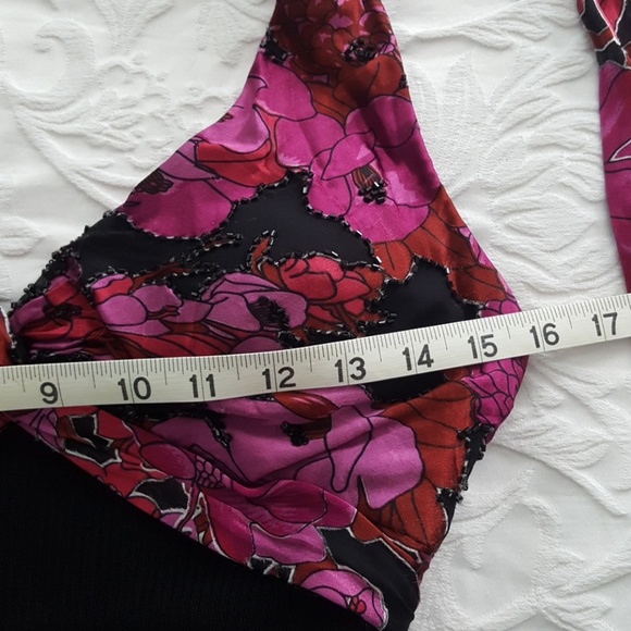 Women's Cache halter sweater top - Picture 3 of 7